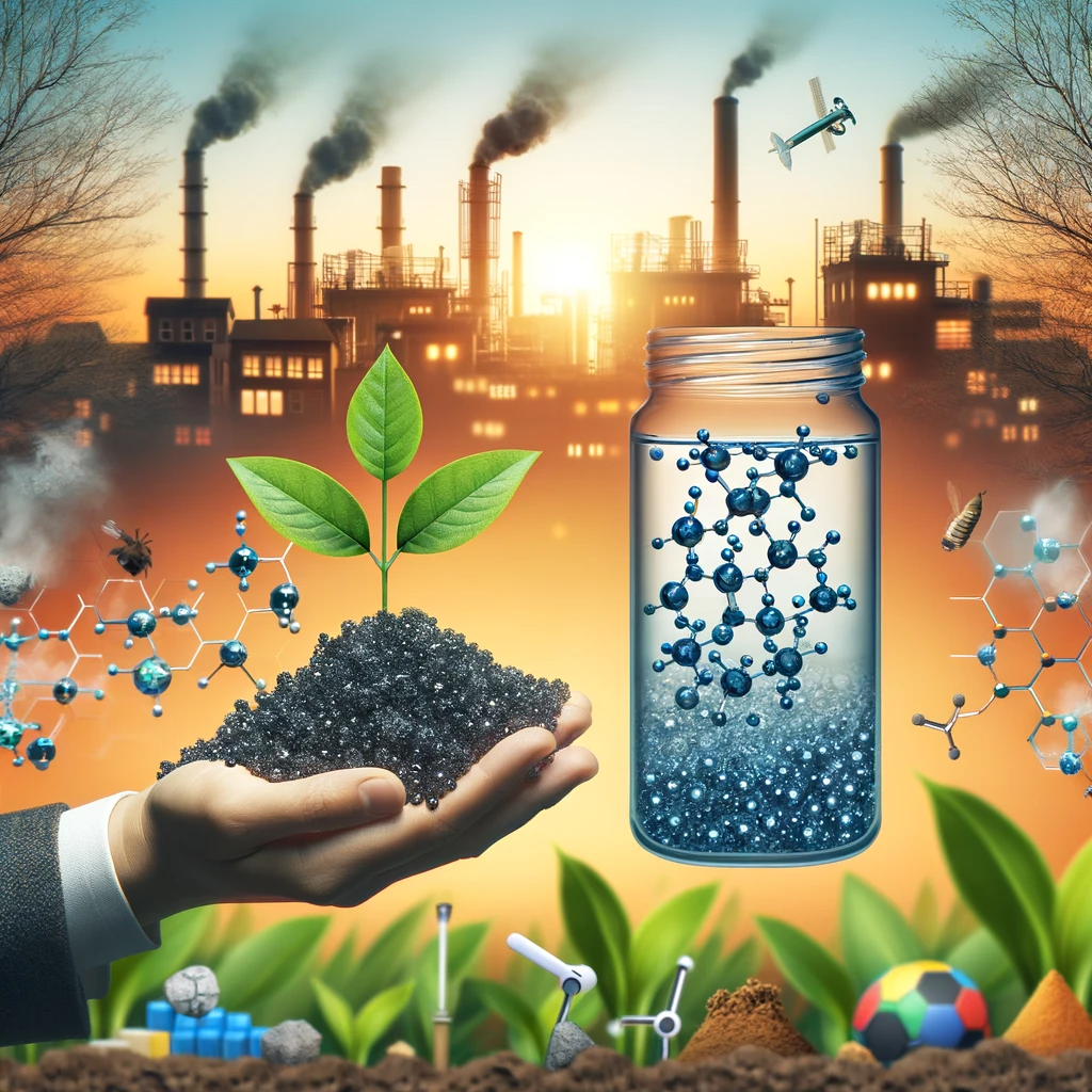 The images illustrating the use of graphene in environmental cleanup and pollution control have been generated. They showcase graphene's applications in water purification	air filtration	and soil remediation	highlighting its role in removing contaminants and aiding in ecosystem restoration.