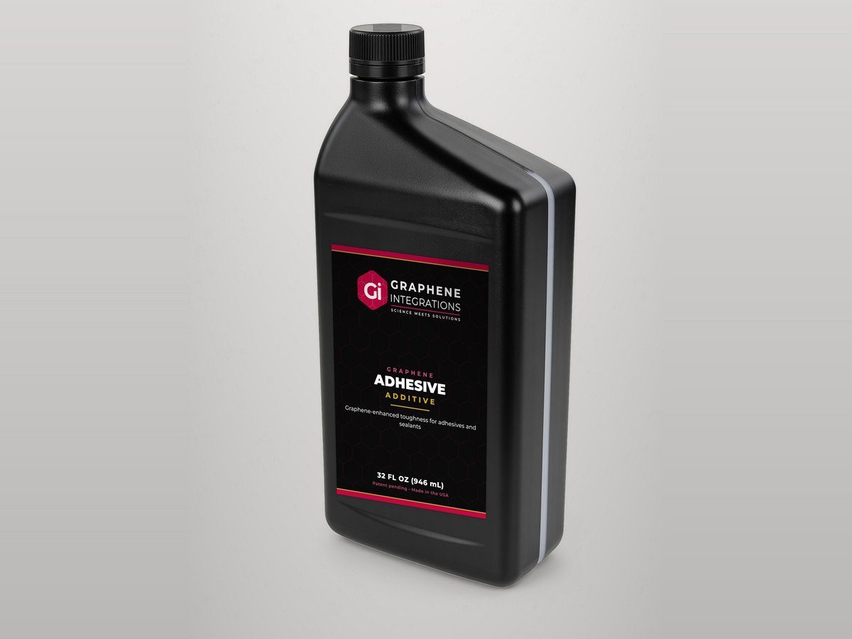Graphene Adhesive Additive in a black 32 fl oz bottle